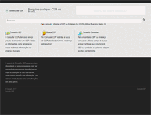 Tablet Screenshot of consultarcep.com